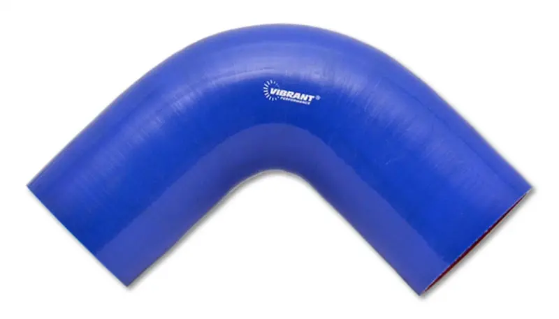 Vibrant High-Performance 4-Ply Silicone 90-Degree Elbow – 2-Inch Inner Diameter, Reinforced Blue Connector 1