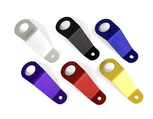 Blox Radiator Stay Bracket – Silver Anodized, Designed For 1992–1995 Honda Civic 1