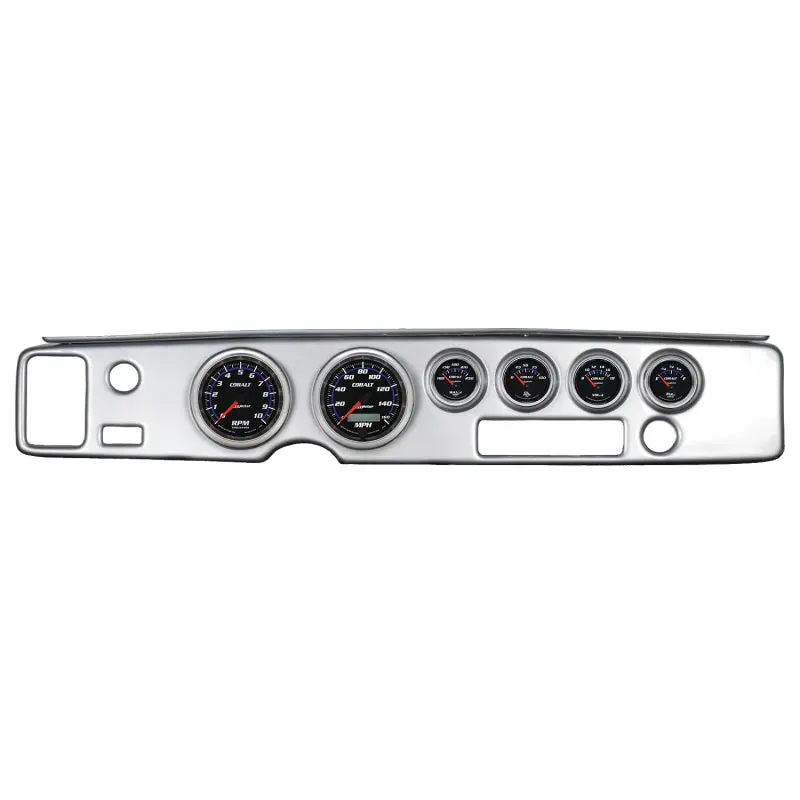 Autometer Cobalt 6-Gauge Dash Kit For 1970–1981 Pontiac Firebird – Includes Tach, Speedometer, Fuel, Oil, Water Temp, And Volt Meters 1