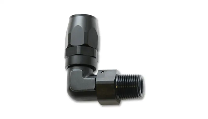 Vibrant -6 An Male Npt 90° Hose End Fitting – 1/4" Npt Thread 1