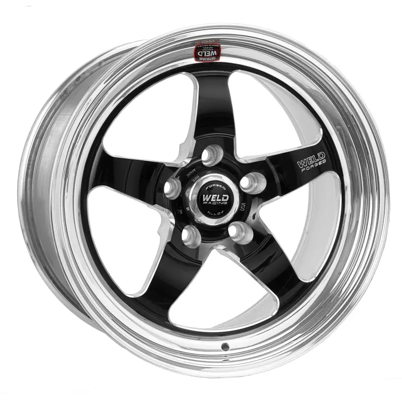 Weld S71 17X10 / 5X4.75 Bp / 5.2In. Bs Black Wheel (High Pad) - Non-Beadlock 1