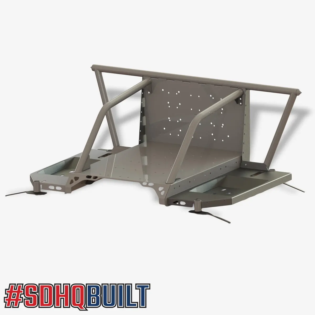 Built-In Bed Chase Rack For 2007½–2018 Chevy/Gmc 1500 Crew Cab Trucks 1