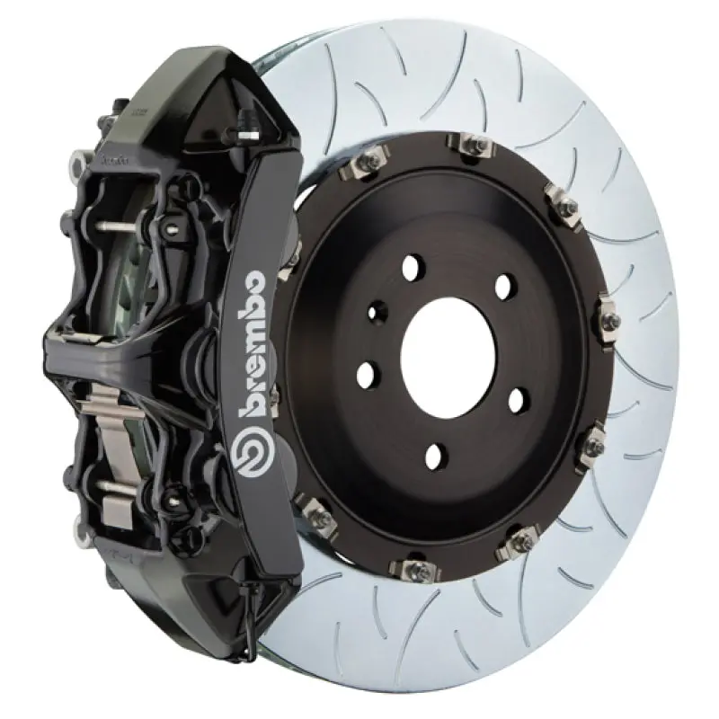 Brembo Gt Big Brake Kit For 2015–2018 Bmw M3 (Cc Brake Equipped) – Front, 6-Piston Calipers, 405X34Mm 2-Piece Slotted Rotors, Black 1