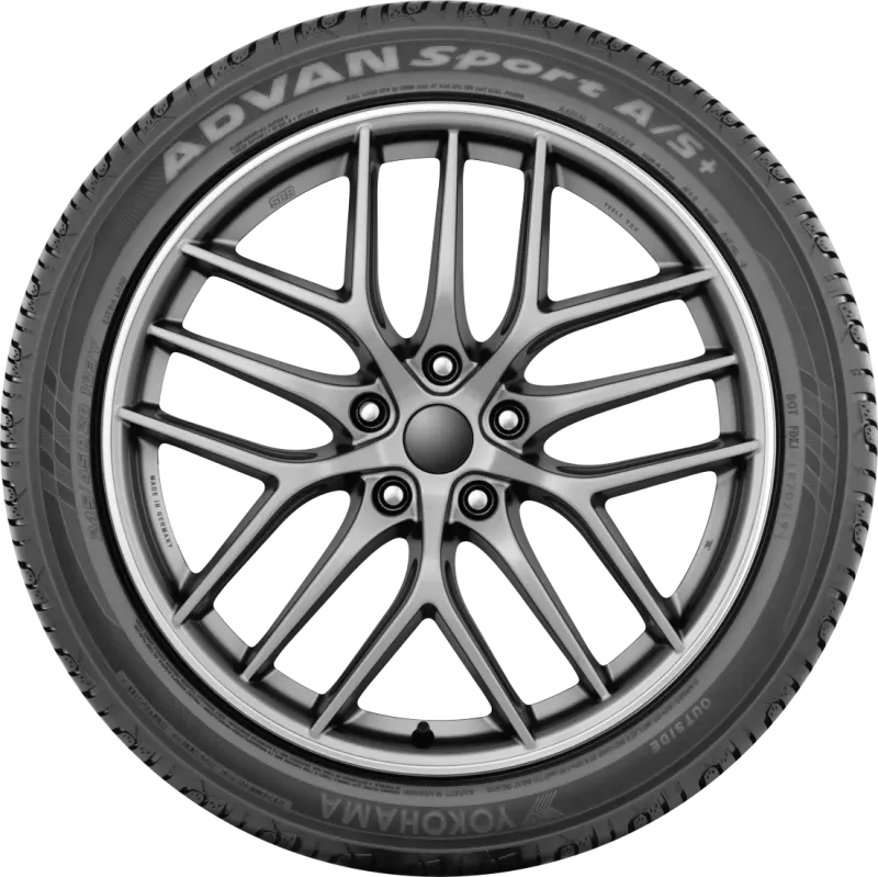 Yokohama Advan Sport A/S+ All-Season Performance Tire – 215/50R17, Load Index 95, Speed Rating W 1