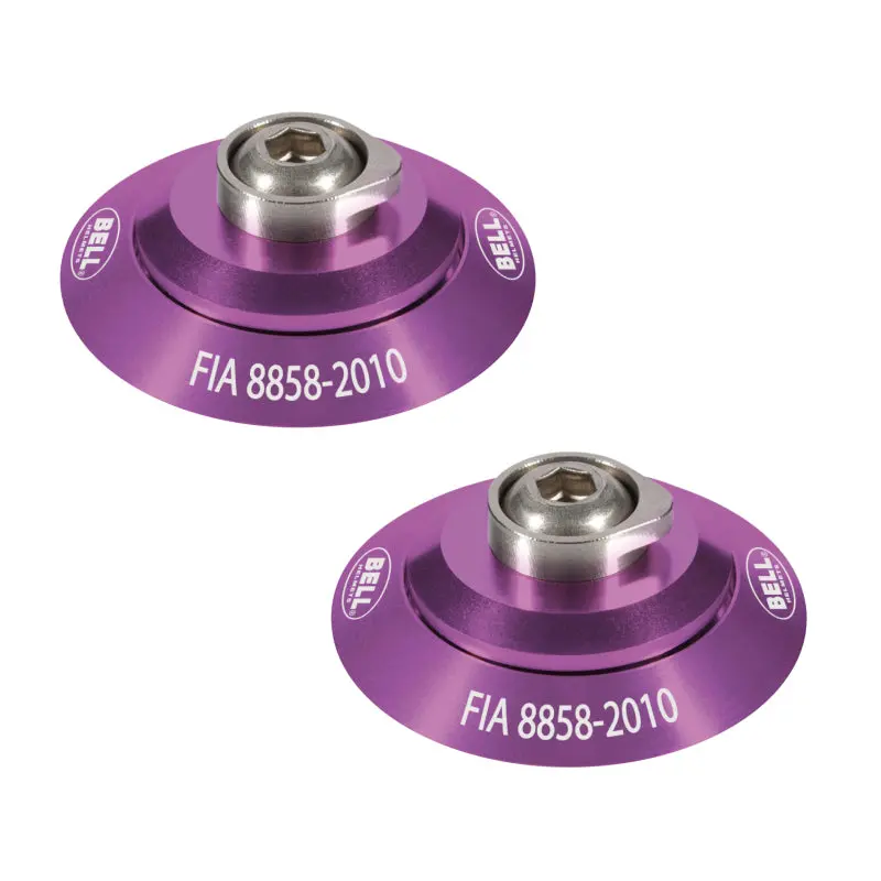 Bell Hans Clip Set – Fia 8858-2010 Certified, Pink Finish 1