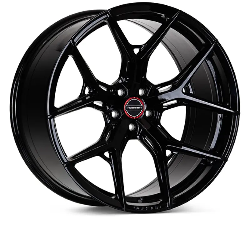 Vossen Hf-5 22X10 / 5X127 / Et-18 / Super Deep / 71.5 Cb - Gloss Black Wheel 1