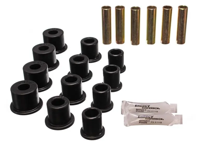 Energy Suspension Black Rear Spring Bushings – Performance Replacement Kit 1
