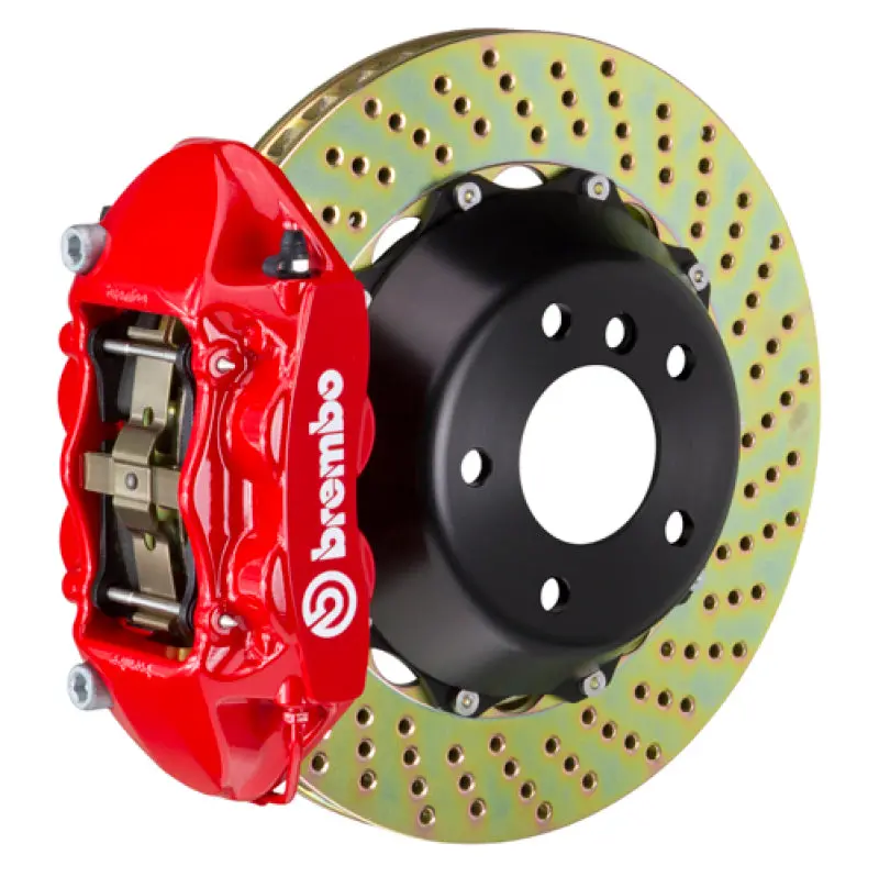 Brembo Gt Big Brake Kit – Rear, 4-Piston Calipers & Drilled 380X28Mm Two-Piece Rotors For 2010–2016 E63 Amg / 2012–2018 Cls63 Amg 1