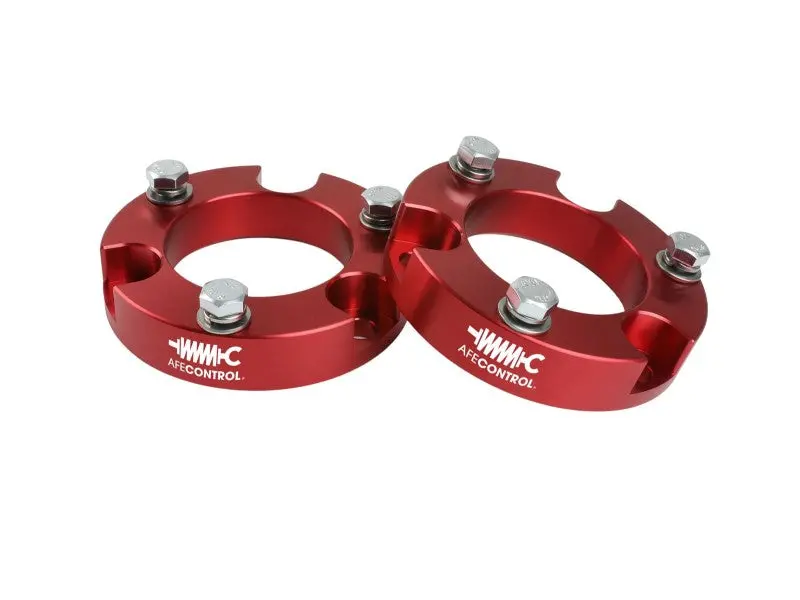 Afe Control 2.0-Inch Leveling Kit For Toyota 4Runner, Fj Cruiser, And Tacoma (2005–2021) – Red Finish 1