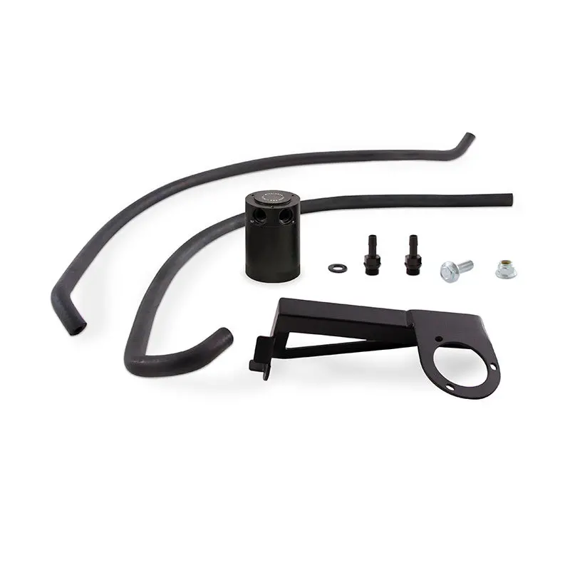 Mishimoto Baffled Oil Catch Can Kit For 2013–2018 Ford Focus St – Matte Black Finish 1