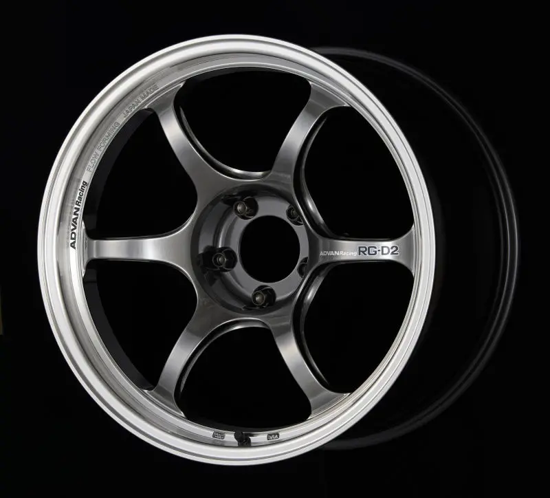 Advan Rg-D2 Hyper Black Alloy Wheel – 16X6.5", +38 Offset, 4X100 Pcd 1