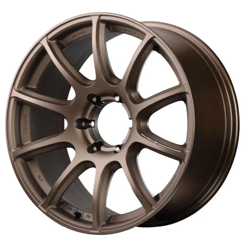 Gram Lights 57Transx Overseas Edition 18×9 Inch Wheel – 6×127 Bolt Pattern, 0Mm Offset, Dark Bronze With Machined Face 1