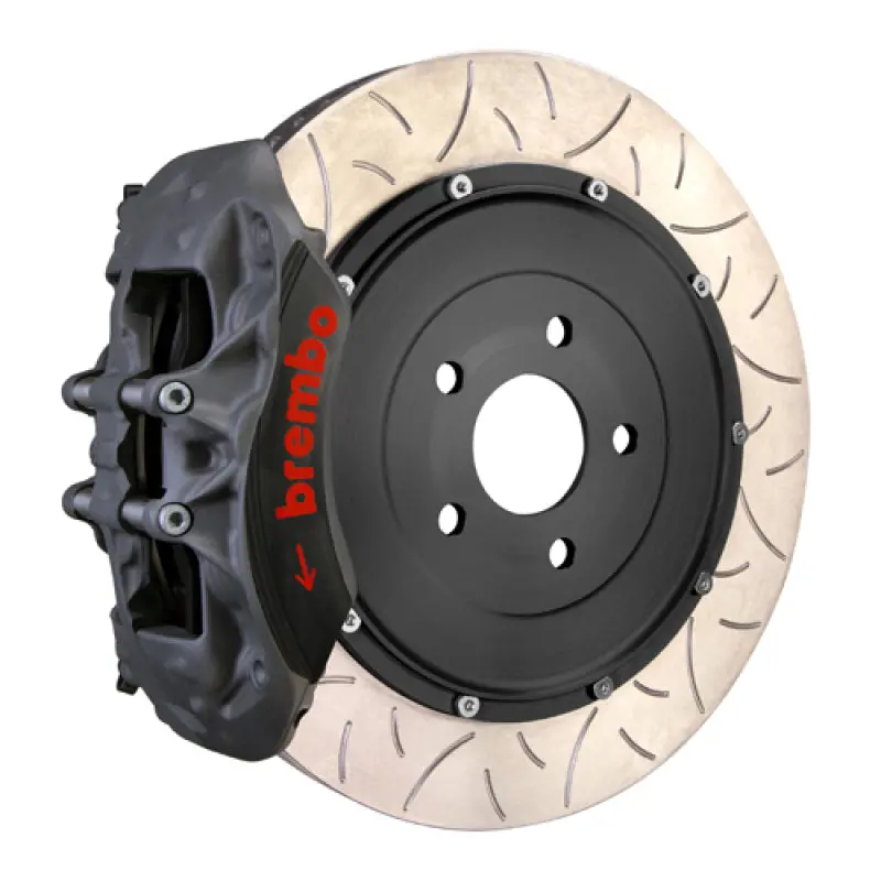 Brembo Front Race Big Brake Kit For 2005–2011 Porsche 997 Carrera 2S / Gts – 6-Piston Forged Calipers With 380X35Mm Two-Piece T3 Rotors (Black Ha Finish) 1