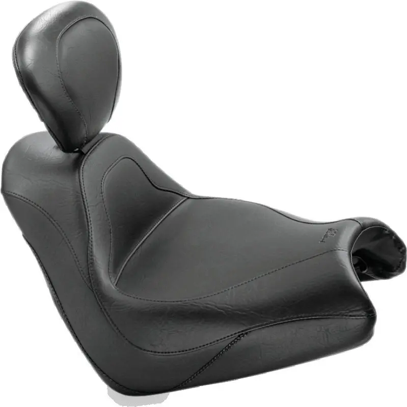 Mustang Solo Sport Touring Seat For Honda Vtx1800F (2005–2008) – Black With Driver Backrest 1