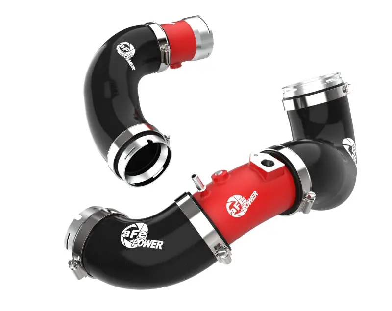 Afe Bladerunner Aluminum Charge Pipe Kit For 2022–2023 Kia Stinger 2.5L Turbo – Hot & Cold Side, Red 1