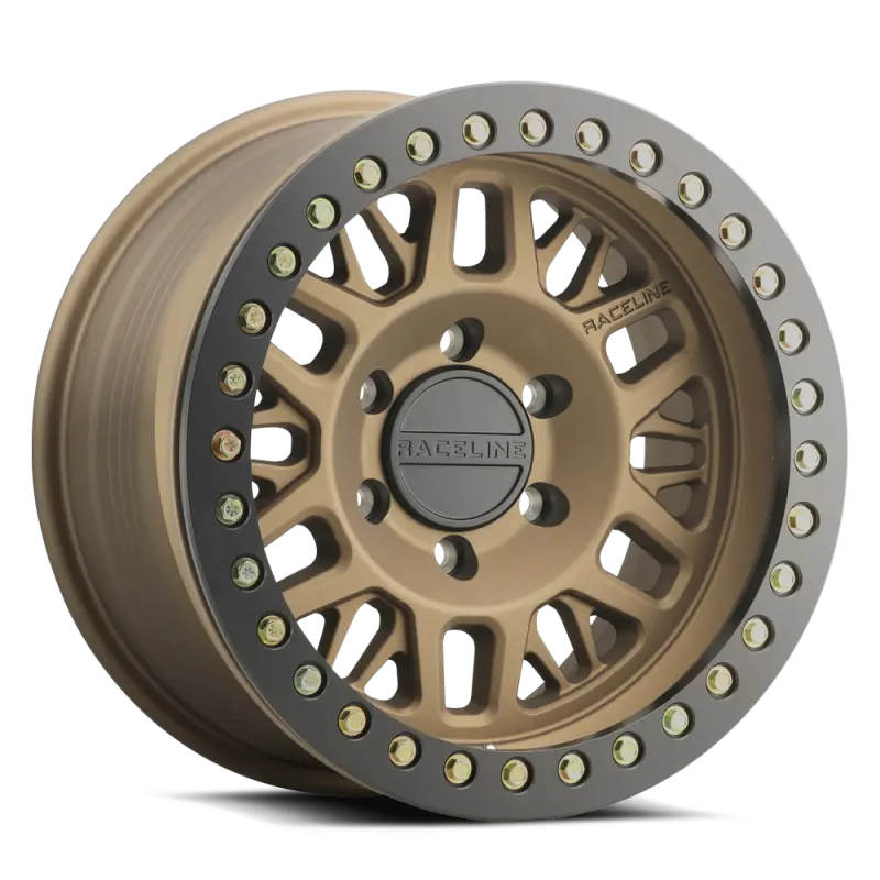 Raceline Rt951B Ryno Bronze-And-Black Beadlock Wheel: 17X9", 6X139.7 Bolt Pattern, -12Mm Offset, 106.1Mm Center Bore 1