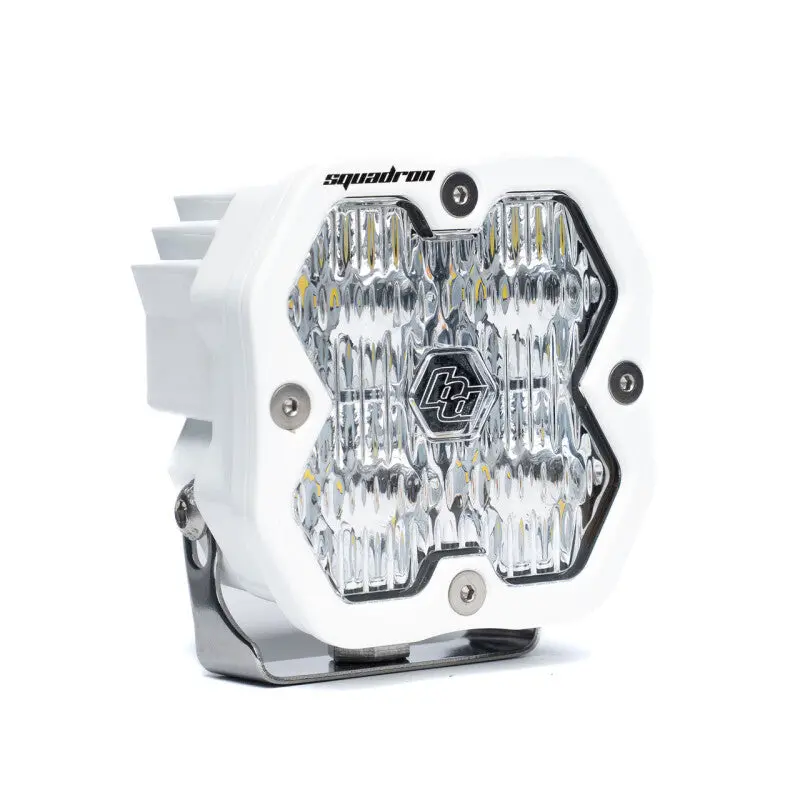 Baja Designs Squadron 2.0 Sport Led Light – White Housing, Wide Cornering Beam Pattern 1