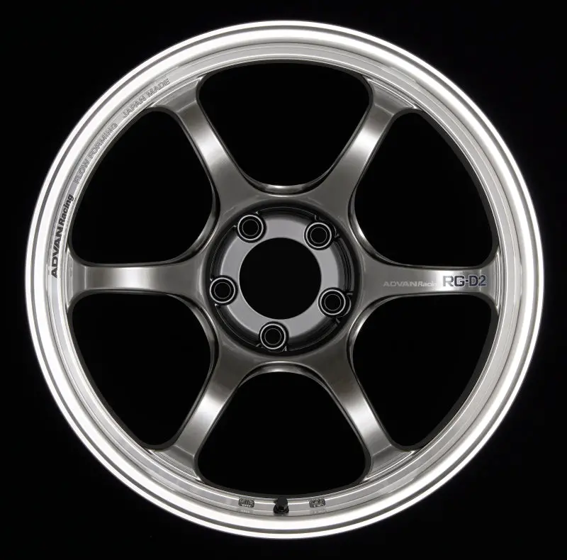 Advan Rg-D2 Hyper Black Alloy Wheel – 16X6.5", +38 Offset, 4X100 Pcd 2